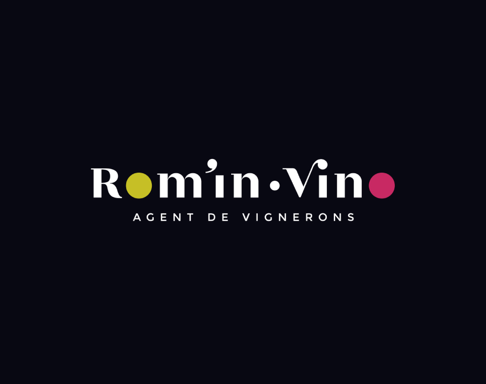 Référence Rominvino vigneron création de marque par agence créative Buzznative